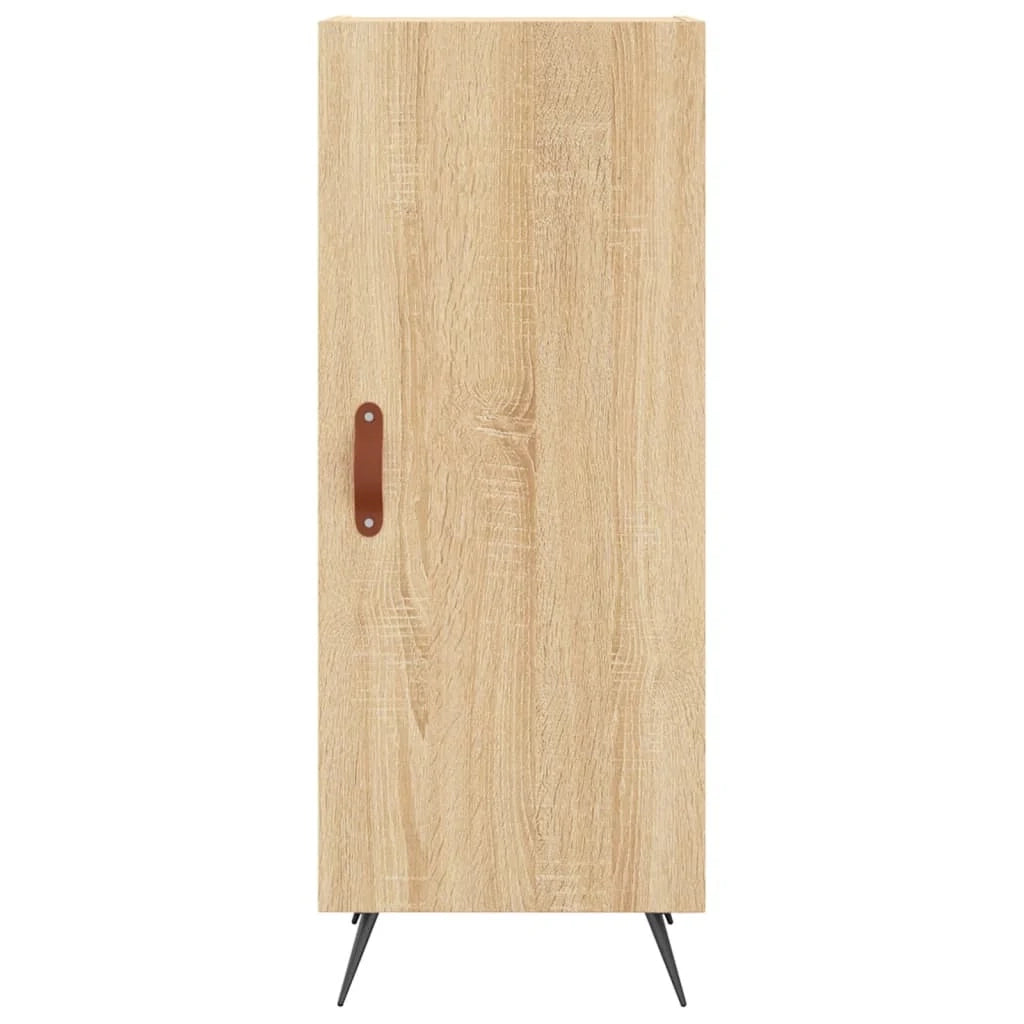 Buffet credenza cassettiera armadio mobile contenitore organizer cucina soggiorno rovere Sonoma 34,5 x 34 x 90 cm legno ingegnerizzato marrone 02_0031536