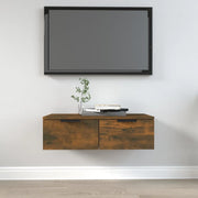 Armadietto a Muro Rovere Fumo 68x30x20 cm in Legno Multistrato cod mxl 32930