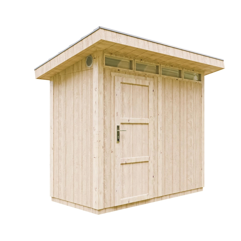 Casetta da Giardino di QUALIT? PREMIUM 3m?²-L161xW294cm - TIMBELA M901-REDWOOD RED