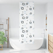 Tenda a Rullo Doccia 80x240 cm Larghezza Tessuto 76 cm 4014823