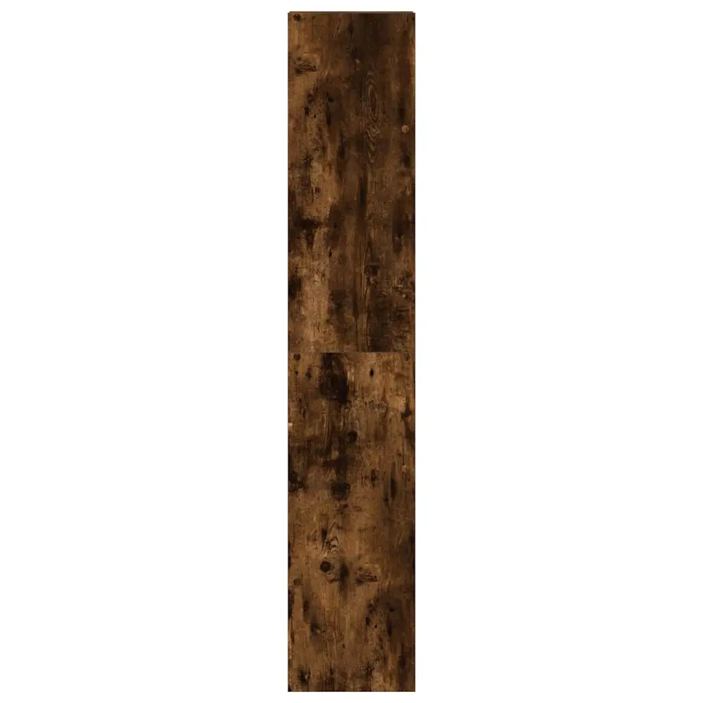 vidaXL Librerie 2 pz Impilabili Rovere Fumo 30x30x80 cm in Truciolato