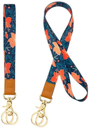 Set di lanyard - Corda per il collo e per la cintura - Porta chiavi - Porta badge - Materiale: poliestere - Telaio morbido - Corda per il collo