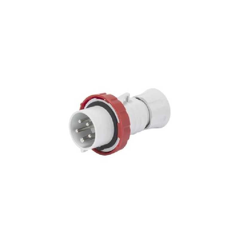 GW60042H Spina Mobile Diritta 3P+N+T 32A 380-415V 50/60Hz 6H Rosso