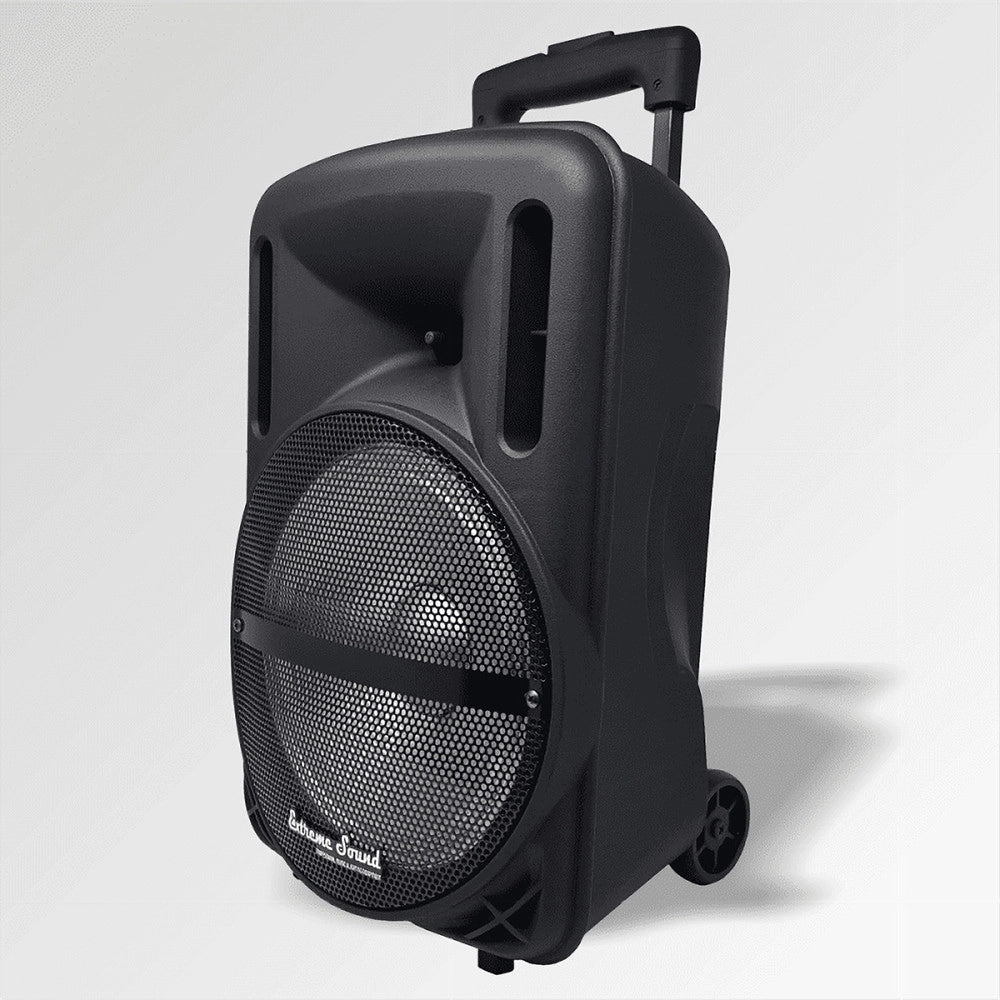 Trade Shop - Cassa Audio A Batteria Ricaricabile Trolley Woofer 10" Usb Extreme Sound Move 10 -