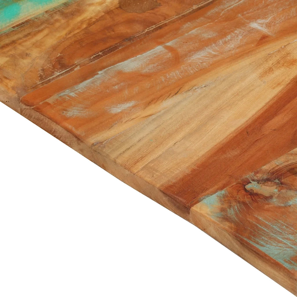Piano Tavolo Rettangolare 70x80 cm 25-27 mm Legno di Recupero cod mxl 76754