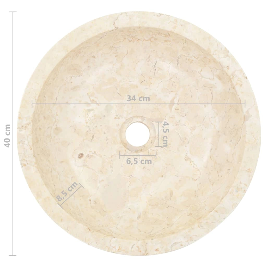 Lavabo in marmo crema da 40 cm 02_0002557