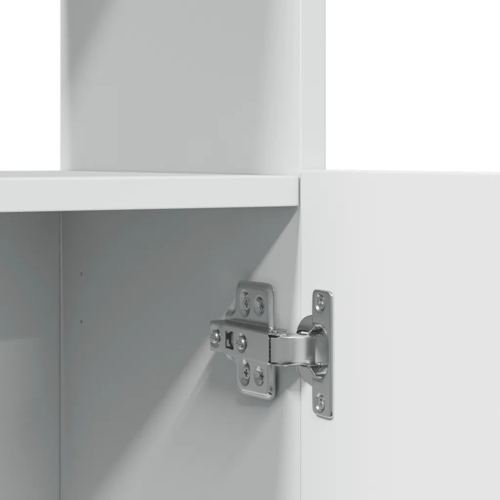 Credenza Bianca 63x33x100 cm in Truciolato 855097