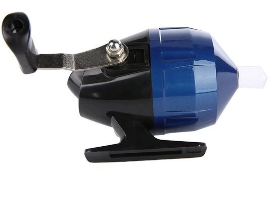 Molinello Portatile Spincast - Nylon/Metallo - Rapporto di Trasmissione 3,0:1 - Disegno Senza Nodi - Molinello per Pesci