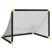 Porta da Calcio per Bambini Pieghevole Nera 90x64x64 cm CFW9187154