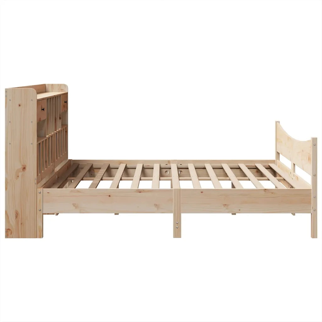 Giroletto senza Materasso-Struttura Letto 180x200 cm in Legno Massello di Pino 746912