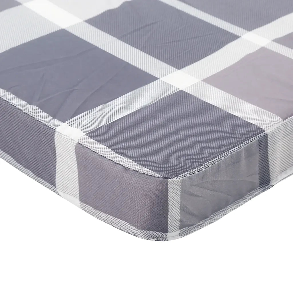 Cuscini Sedia Adirondack 2 pz a Quadri Grigio in Tessuto Oxford 361844