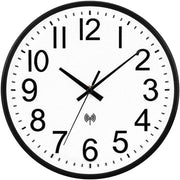 Cronografo a controllo radio Silenziosa parete Cronografo senza suono di tic Regolabile per soggiorno Camera da letto Ufficio Cucina 30 x 30 cm / 12 pollici (Tipo-2)