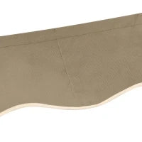 Telo di Ricambio per Tenda a Bracci in Poliestere Anti UV da 4x2.5m, Beige
