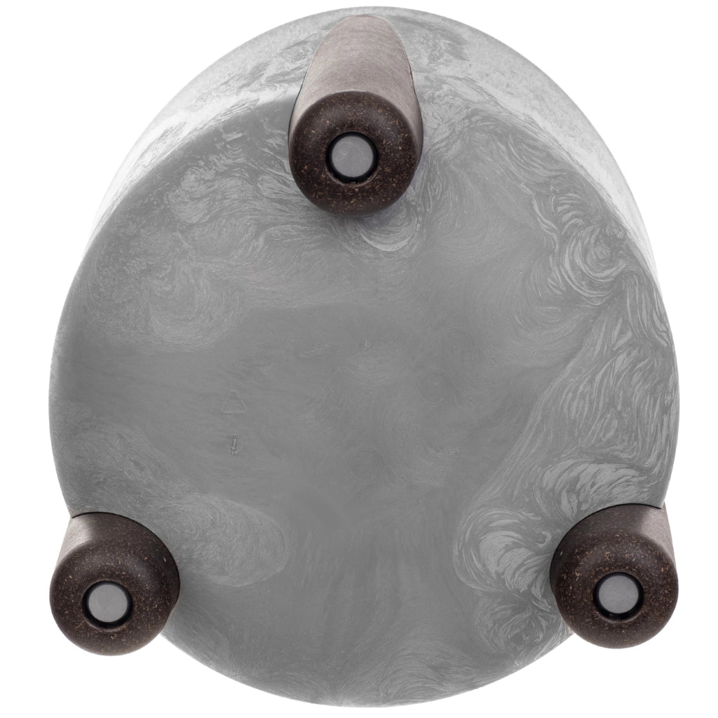 Vaso da fiori KADAX, coprivaso, supporto per fiori, grigio, 21 cm