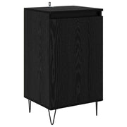 Credenza | Madia | Buffet da pranzo | Armadio da pranzo Rovere Nero 40 x 35 x 70 cm Legno multistrato