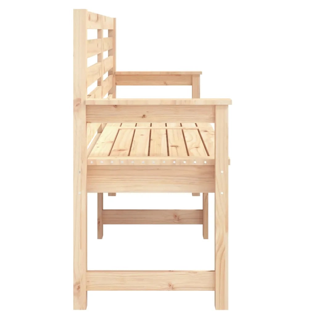 Panca da Corridoio-Sgabello-Panca da esterno 159,5x48x91,5 cm in Legno Massello di Pino