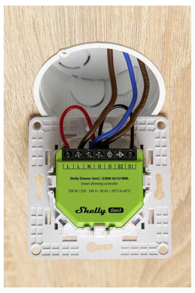 Shelly Dimmer Gen3 - Dimmer Smart Wi-Fi