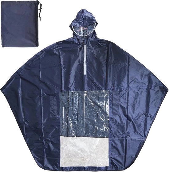 Poncho Acquaplanato per Attività All'aperto - Protezione da Pioggia per Scooter Elettrici e Tricicli