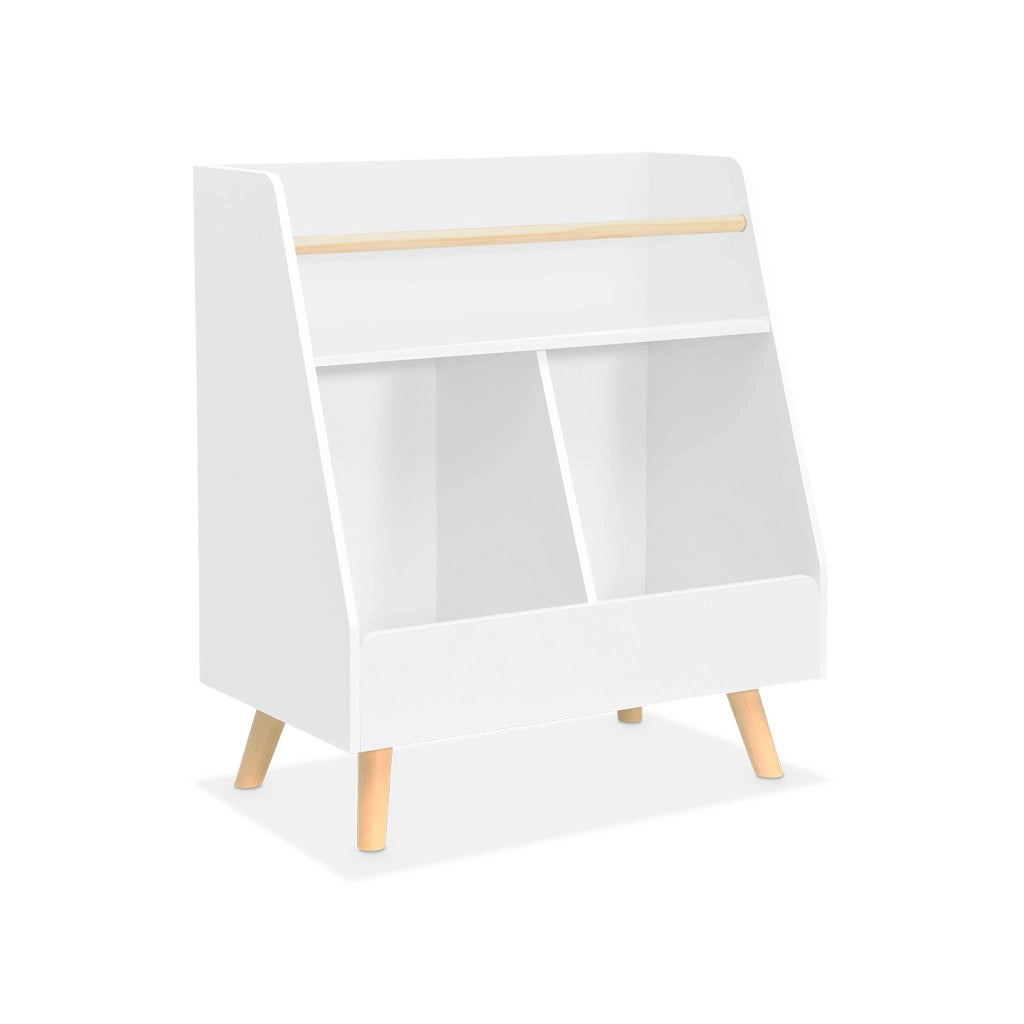 Contenitore per bambini, 2 scomparti, bianco