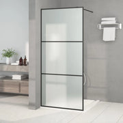Parete Doccia Walk in 90x195 cm Vetro Smerigliato ESG