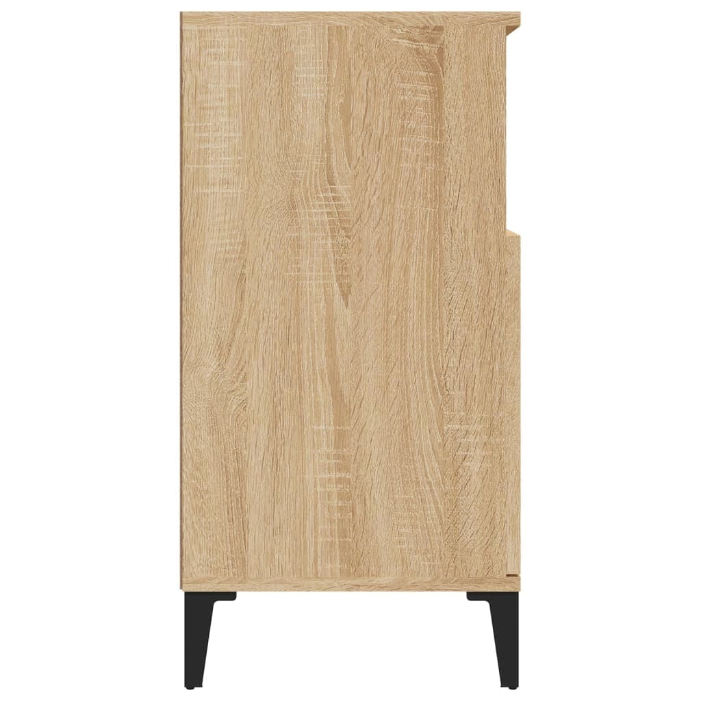 Buffet credenza cassettiera armadio mobile contenitore organizer cucina soggiorno rovere Sonoma 60 x 35 x 70 cm legno ingegnerizzato marrone 02_0031610