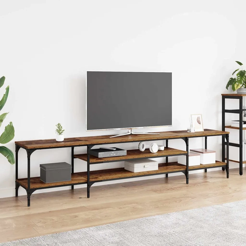 Mobile TV-Credenza per TV-Console TV Legno vecchio 201 x 35 x 45 cm
