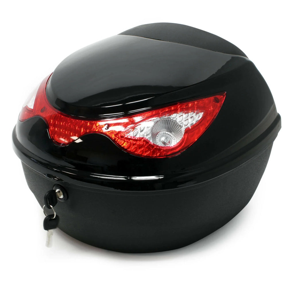 Bauletto bauletto 22 litri per portapacchi moto scooter quad nero 16_0000487