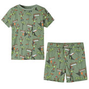 Pigiama Bambino Maniche Corte Cachi Chiaro 116cod mxl 112650