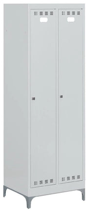 Armadio spogliatoio a 2 posti cm. 61x50x195h