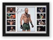 Poster firmato Conor McGregor - Edizione Limitata Firma - Oggetto di collezione - Memorabilia - A4 (30 x 21 cm) - Non montato - Regalo per il fan - Stampa d'arte