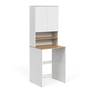Vicco Mobile lavatrice Bianco/Artisan 68 x 88.2 cm 2 parti con ripiano