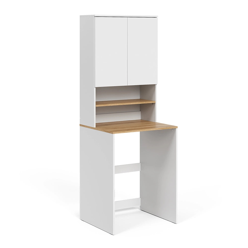 Vicco Mobile lavatrice Bianco/Artisan 68 x 88.2 cm 2 parti con ripiano