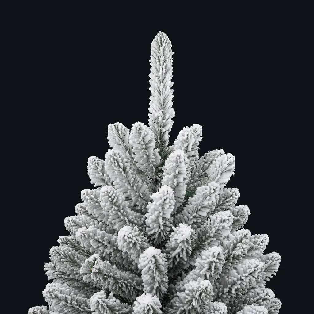 Albero Natale Artificiale Incernierato con Neve Fioccata 150 cm 357792