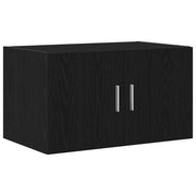 Armadietto a Muro | Mobile a Parete Rovere nero 70 x 42.5 x 40 cm