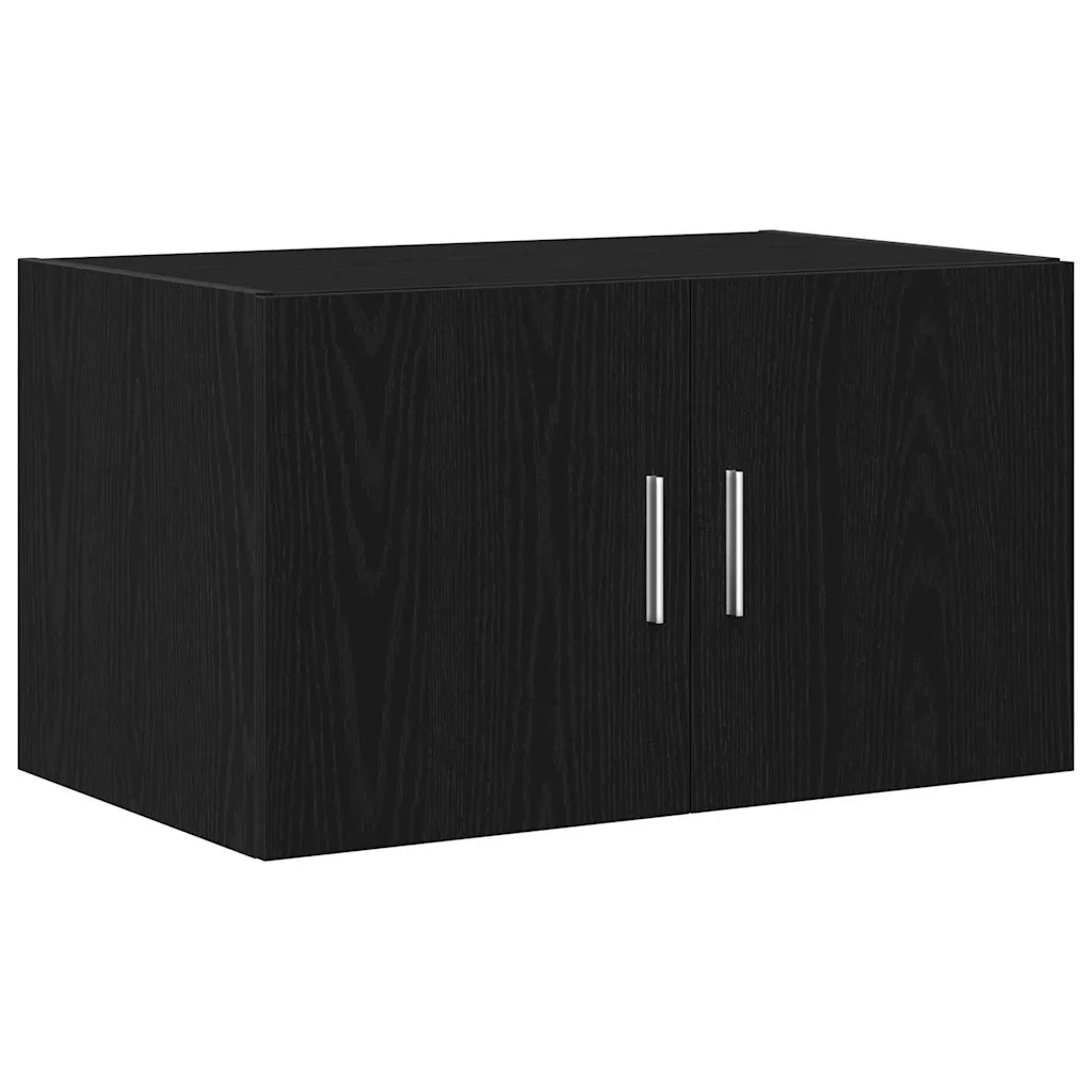 Armadietto a Muro | Mobile a Parete Rovere nero 70 x 42.5 x 40 cm