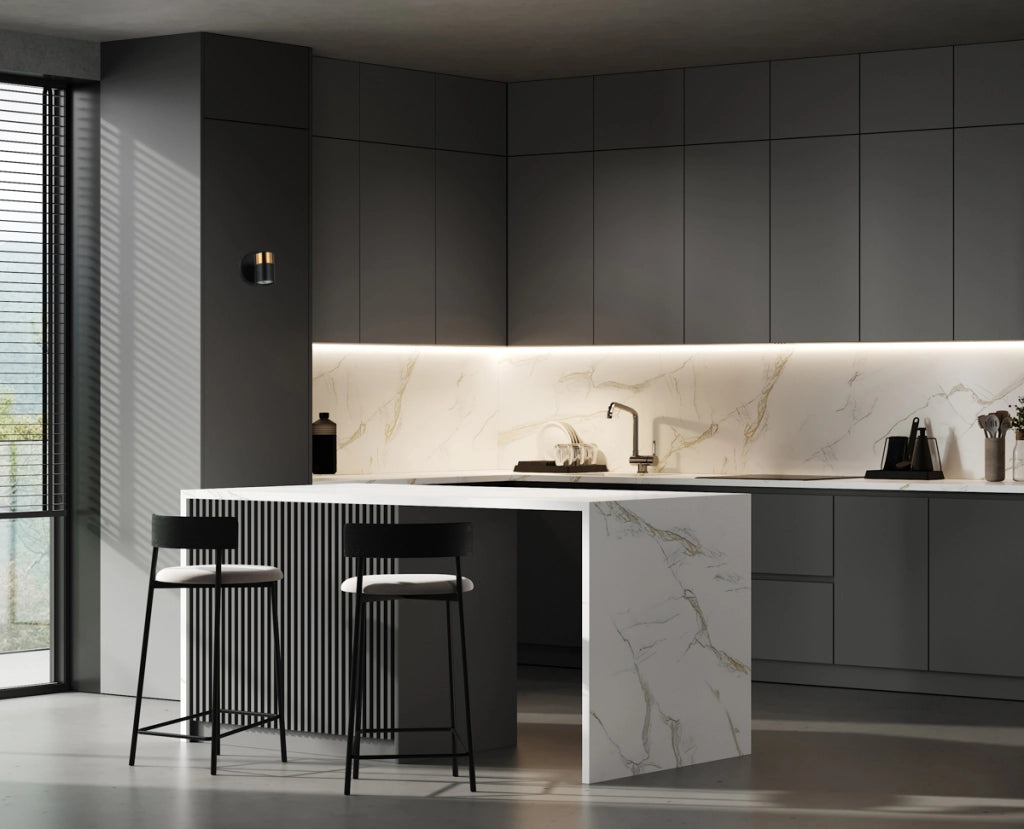 Applique ELICE Italux nero ottone orientabile GU10 35W