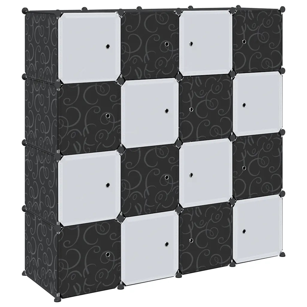 Organizzatore Portaoggetti con 16 Cubi e Aste per Appendere PP CFW4664803
