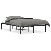Letto matrimoniale | Letto per adulti | Giroletto in Metallo Nero 120x200 cm