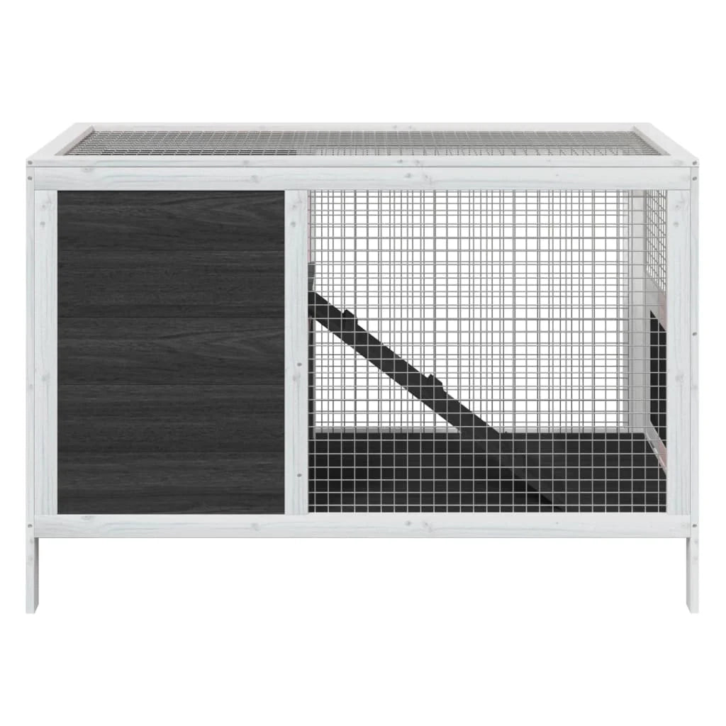 Capanna 103 x 44 x 69,5 cm in legno di pino massiccio grigio 02_0041934