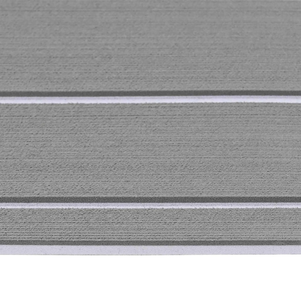 Tappetino per Barche Grigio chiaro e bianco 240 x 60 cm EVA CFW4409342