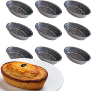 Forma per biscotti in alluminio con rivestimento antifango - Made in Italy - 10,5 x 7 cm
