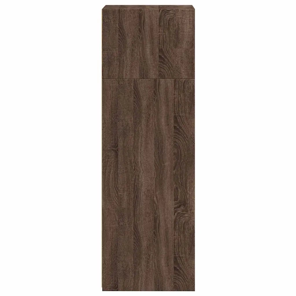 Credenza-Buffet-Armadio da cucina Rovere Marrone 40x41x124cm in Legno Multistrato