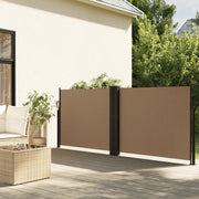 Tenda da Sole Laterale Retrattile Tortora 140x600 cm 4004619
