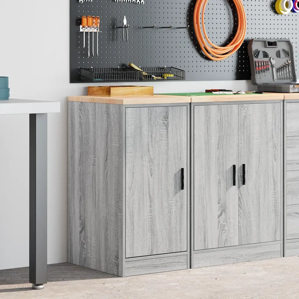 vidaXL Armadietto per Garage Grigio Sonoma 40x51x85 cm