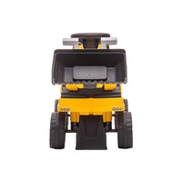 Escavatore Cavalcabile 88x28x48 cm per Bambini con Benna Manovrabile Caterpillar Giallo