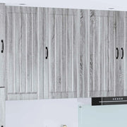 Armadietto a muro LUCCA Grigio Sonoma 50 x 31 x 100 cm