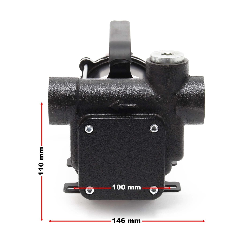 Pompa autoadescante per diesel gasolio 80 l/min 550W 12V altezza di aspirazione 3m