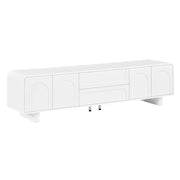 Mobile TV con 4 ante; 2 cassetti; passacavi e angoli arrotondati; per soggiorno; 180 × 40 × 46 cm