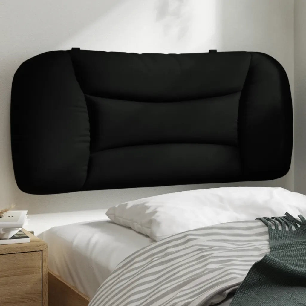 Cuscino Testiera Hvar Nero 80 cm in Tessuto CFW7536842