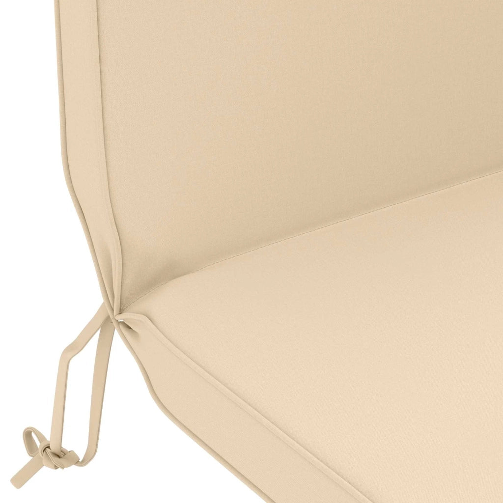 Cuscino per Lounger Sole 100% Poliestere Crema 55 x 124 x 5 cm 948163